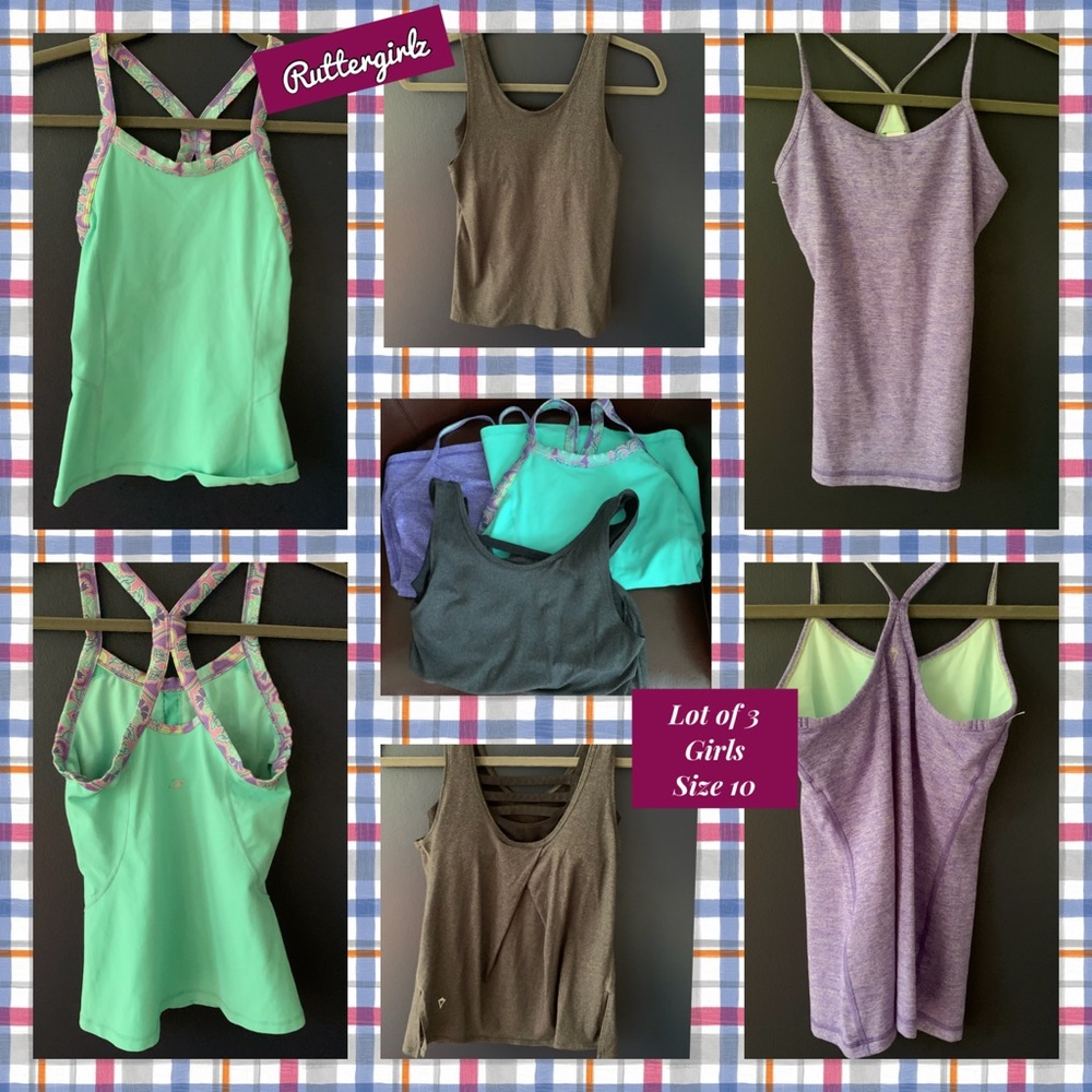 Ivivva Tank Top Lot - Girls Size 10
